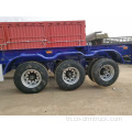 3 Axle Container Transport Skeleton Semi Trailer